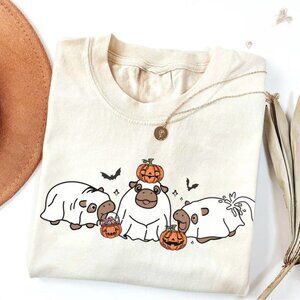 Moo Deng Comfort Colors Shirt, Baby Pygmy Hippo Moo Deng Shirt